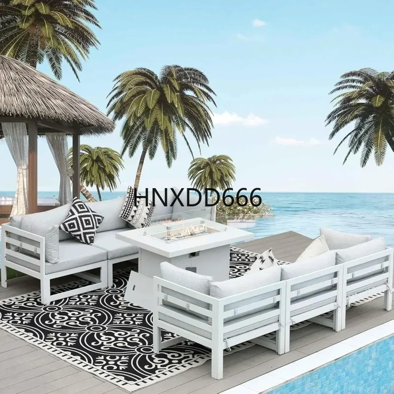 Outdoor Furniture And Fire Pit - Set da conversazione per esterni in
