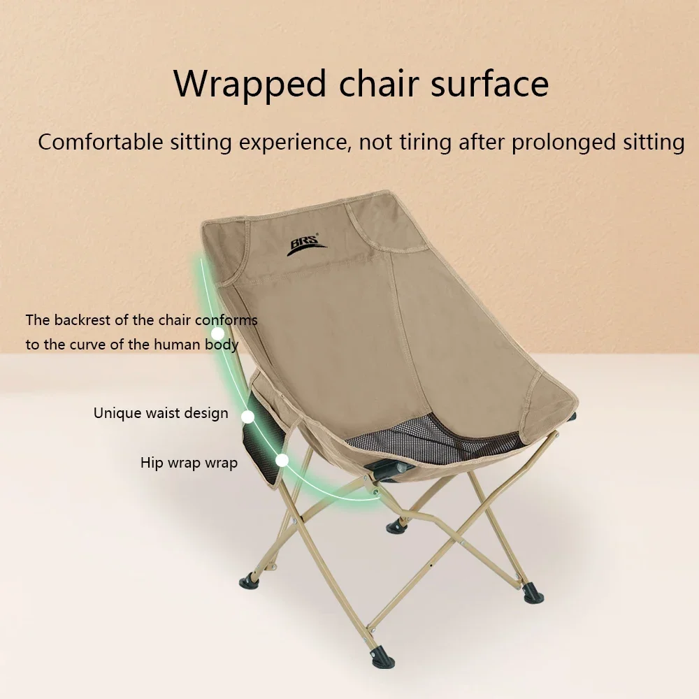 Outdoor Furniture Polywood - Sedia da Campeggio Pieghevole Portatile BRS-Y03