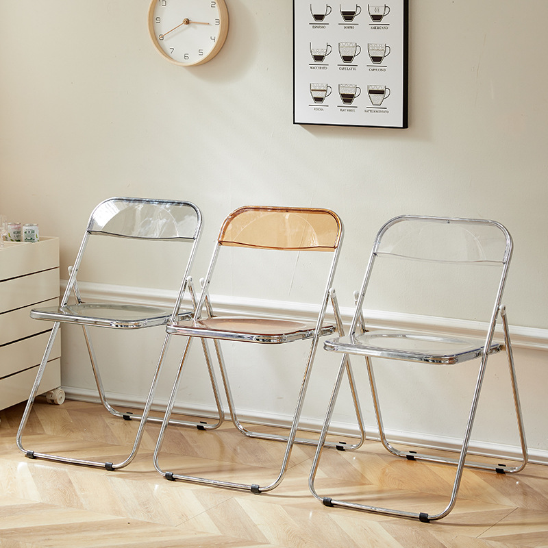 Outdoor Furniture Metal Chairs - Sedie da pranzo, sedie pieghevoli semplici