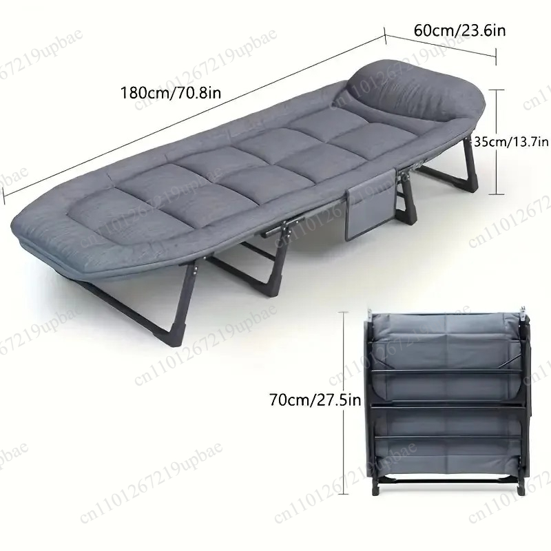Outdoor Furniture Metal Chairs - Letto Pieghevole Portatile, Sedia da Campeggio