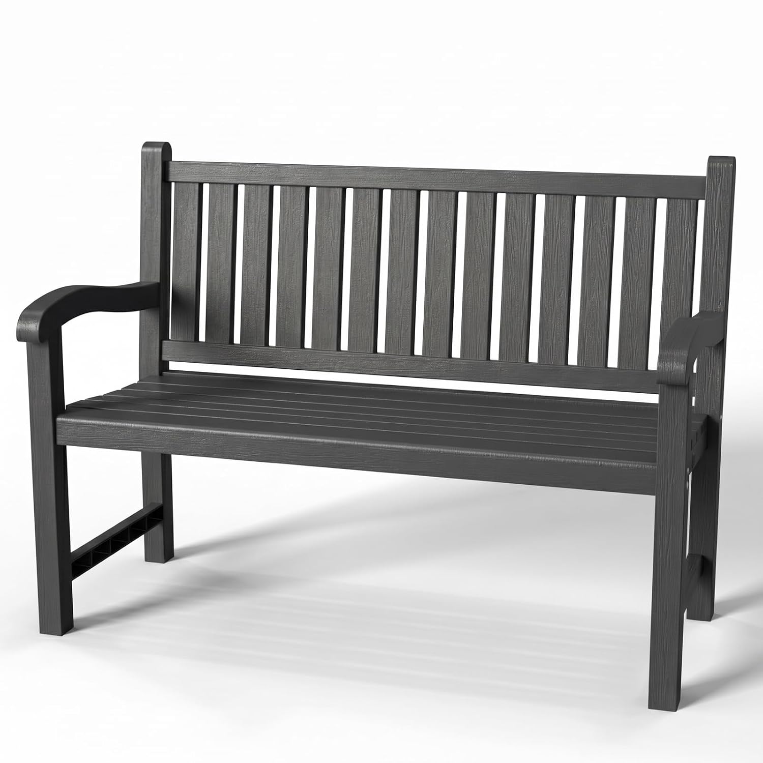 Outdoor Furniture Resin - Panchina da Esterno per 2 Persone,