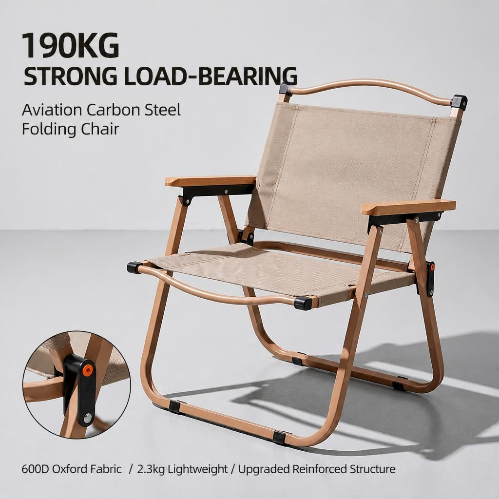 Outdoor Furniture Polywood - Sedia da Campeggio Pieghevole Portatile, Ultraleggera