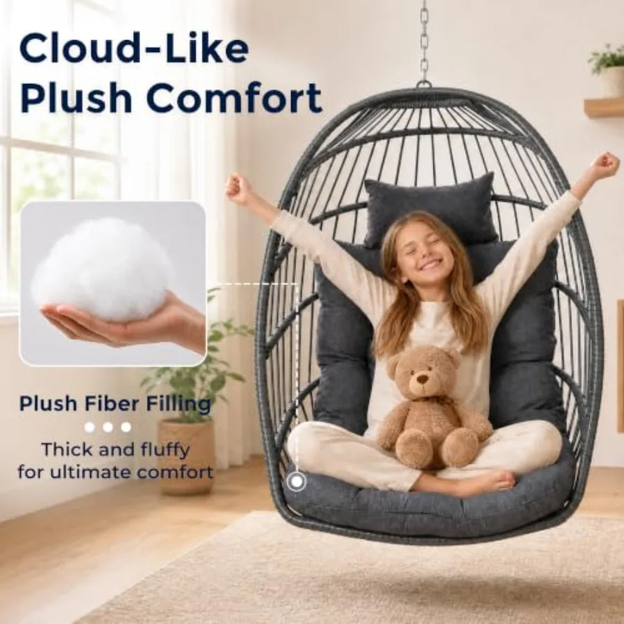Sedia a uovo da esterno con su - Hanging Egg Chair recensione e prezzo