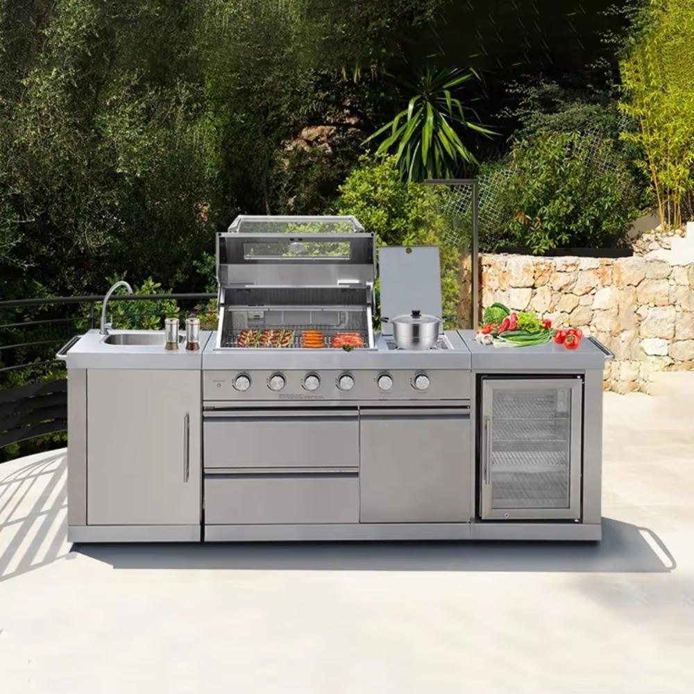 Cucina da Esterno con Tettoia, - Outdoor Furniture Kitchener recensione e prezzo