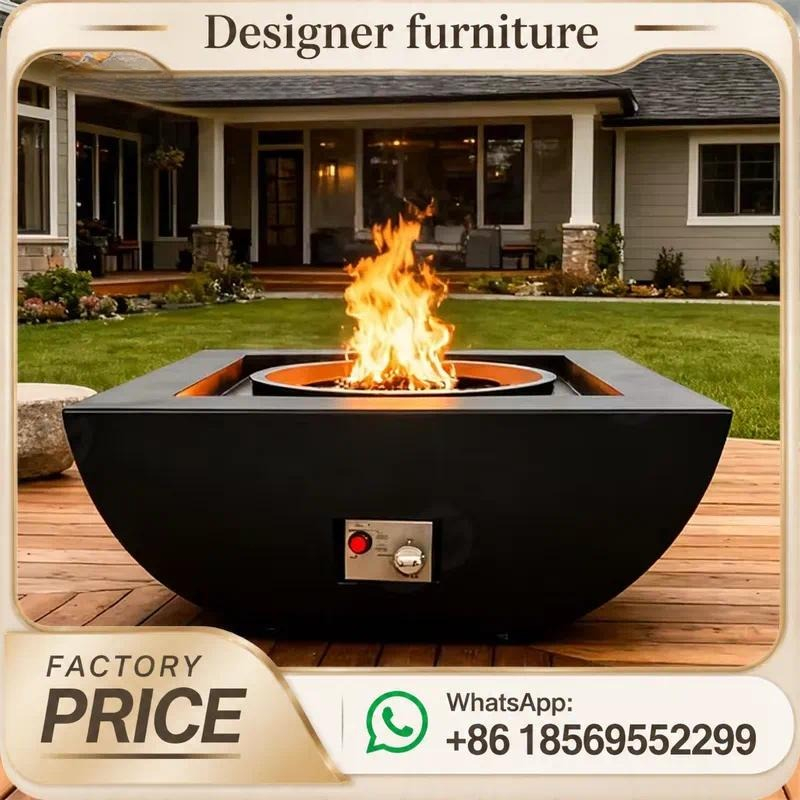Tavolo con Bruciatore a Gas pe - Outdoor Furniture And Fire Pit recensione e prezzo