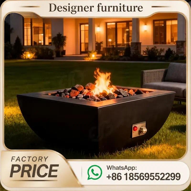 Tavolo con Bruciatore a Gas pe - Outdoor Furniture And Fire Pit recensione e prezzo