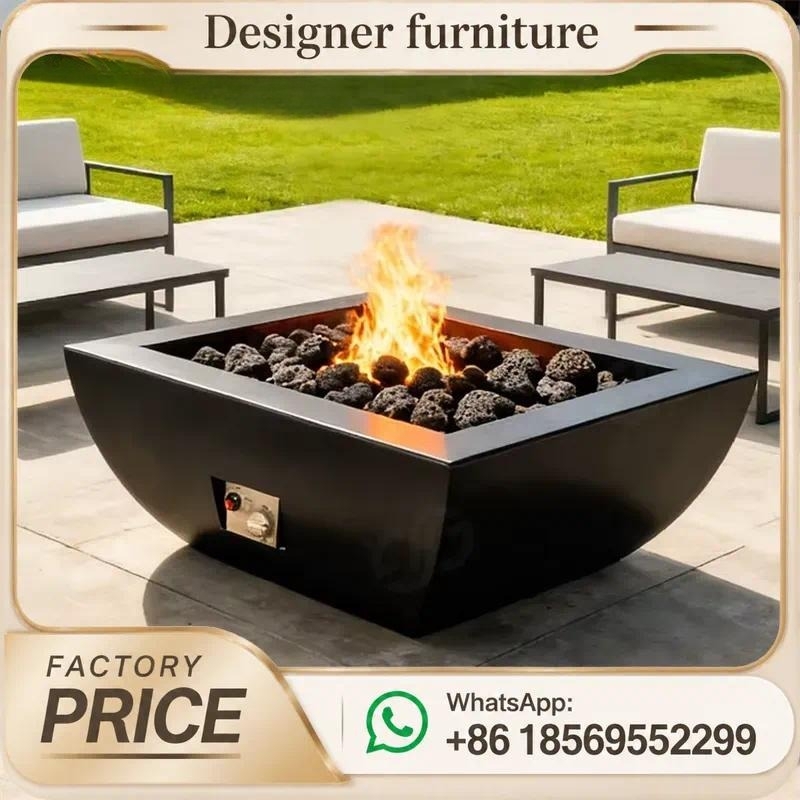 Tavolo con Bruciatore a Gas pe - Outdoor Furniture And Fire Pit recensione e prezzo