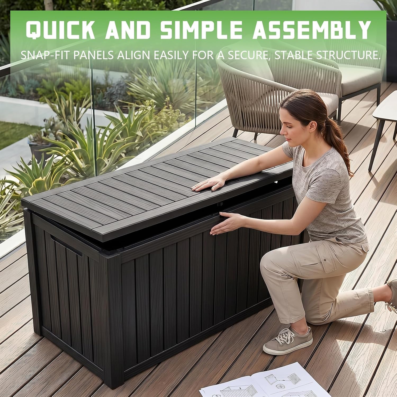 Cassa da Esterno in Resina da  - Outdoor Furniture Resin recensione e prezzo