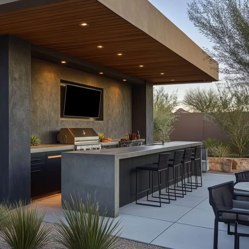 Cucine e Bar da Esterno Neri 2 - Outdoor Furniture Kitchener recensione e prezzo