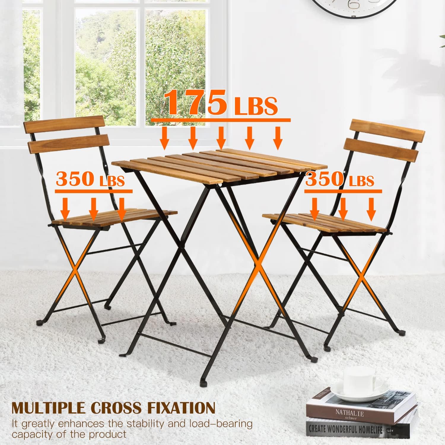 Set da bistrot pieghevole in l - Outdoor Furniture Small recensione e prezzo