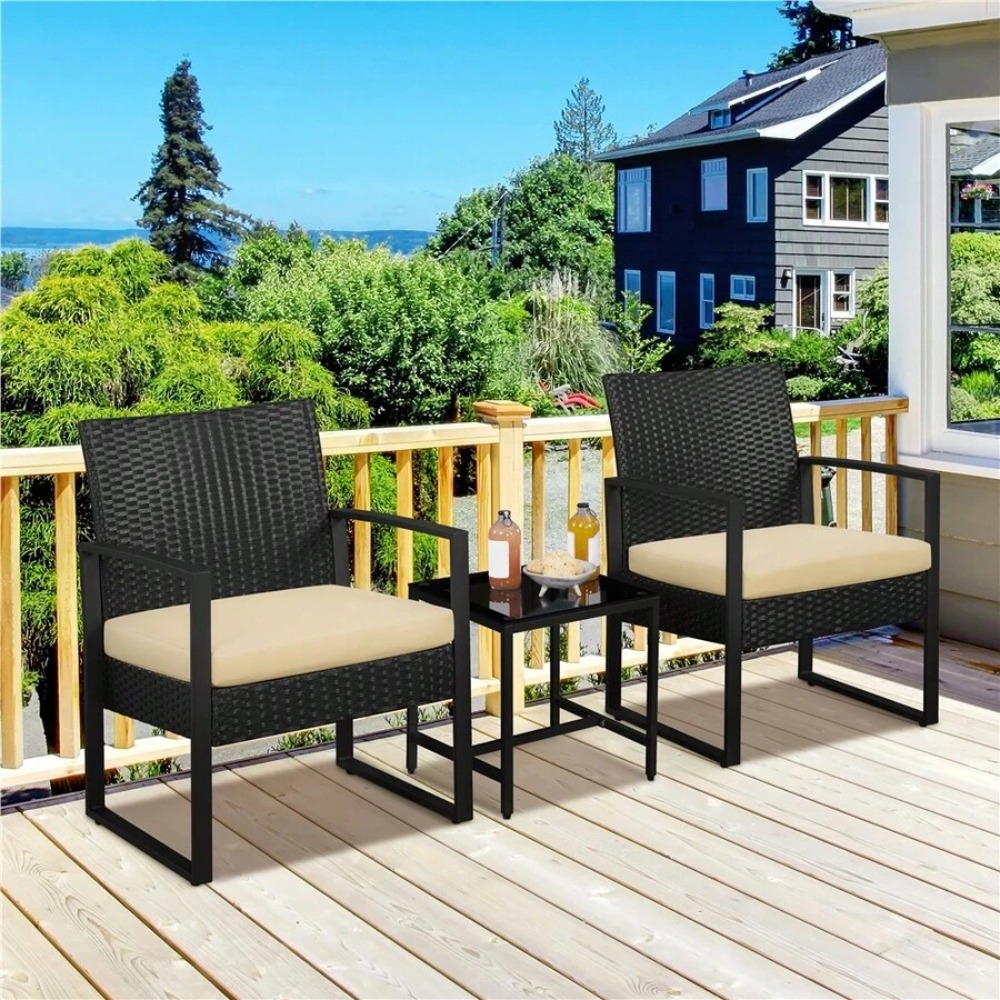 Set di Mobili da Esterno in Vi - Outdoor Furniture Metal Chairs recensione e prezzo