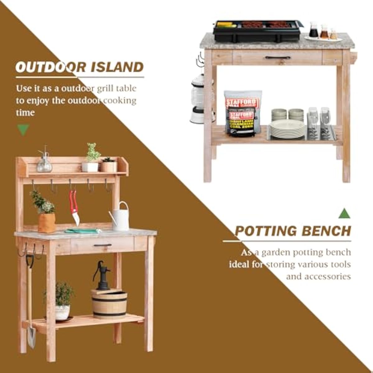 Banco da Giardinaggio per Este - Garden Bench Metal recensione e prezzo