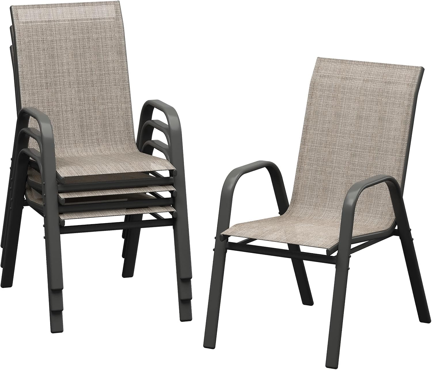 Set di 4 sedie da pranzo per p - Outdoor Furniture Metal Chairs recensione e prezzo