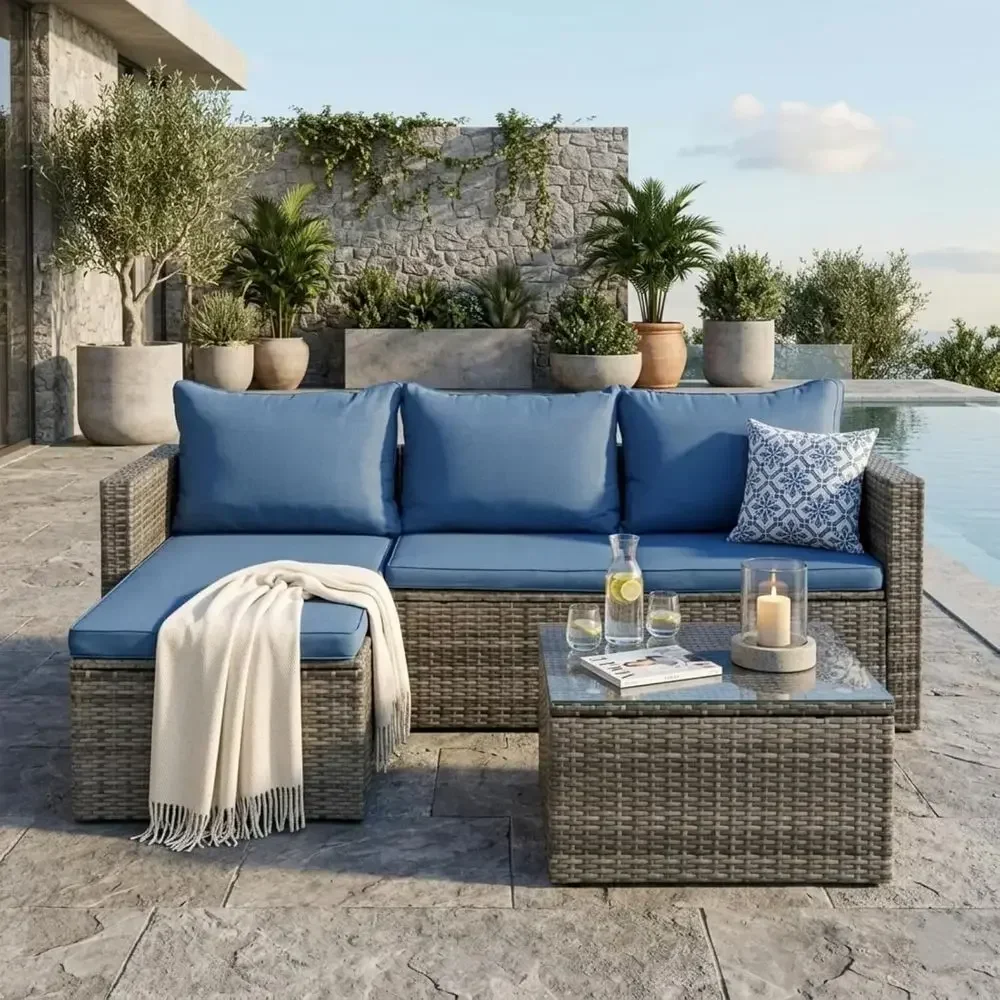 Set di Mobili da Esterno in Vi - Outdoor Furniture And Fire Pit recensione e prezzo